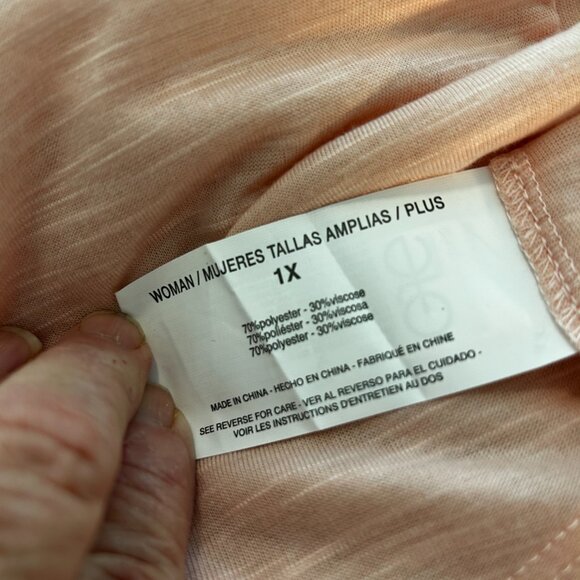 Jessica Simpson Asher Graphic Dolman Sleeve T-Shirt plus size 1X NWT - Picture 8 of 10